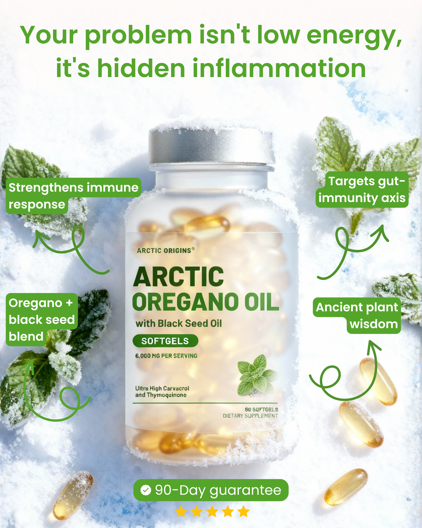 Arctic Oregano Oil Softgels