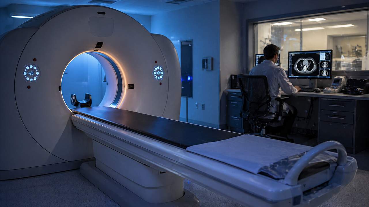 Cardiac CT imaging used in coronary artery calcium research